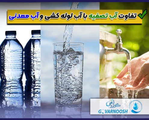 تفاوت آب تصفیه شده با آب معدنی